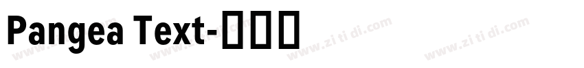 Pangea Text字体转换